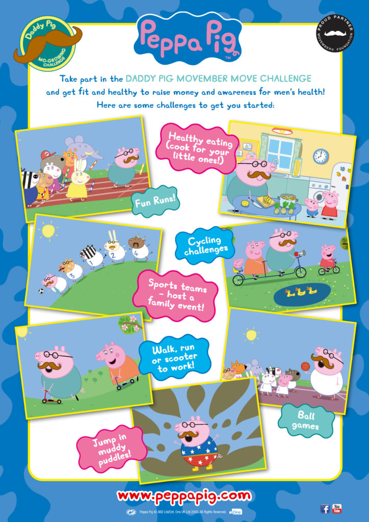 movember peppa pig