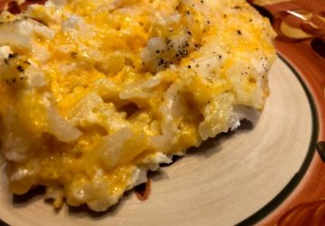 easiest_cheesy_hashbrowns_casserole_ingredients_plated_top