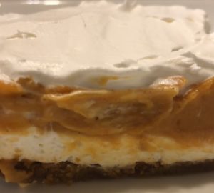 layered pumpkin gingersnap dessert 1