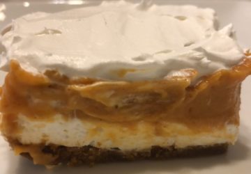 layered pumpkin gingersnap dessert 1